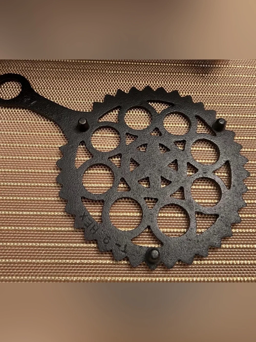 Vintage Mid-Century Wilton Trivets,Cast Iron, Pennsylvania Dutch- Set of 2
